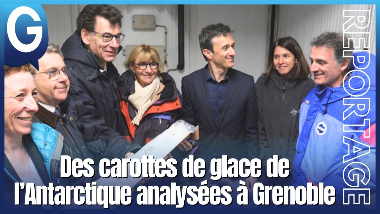La glace de l'Antarctique analysée à Grenoble